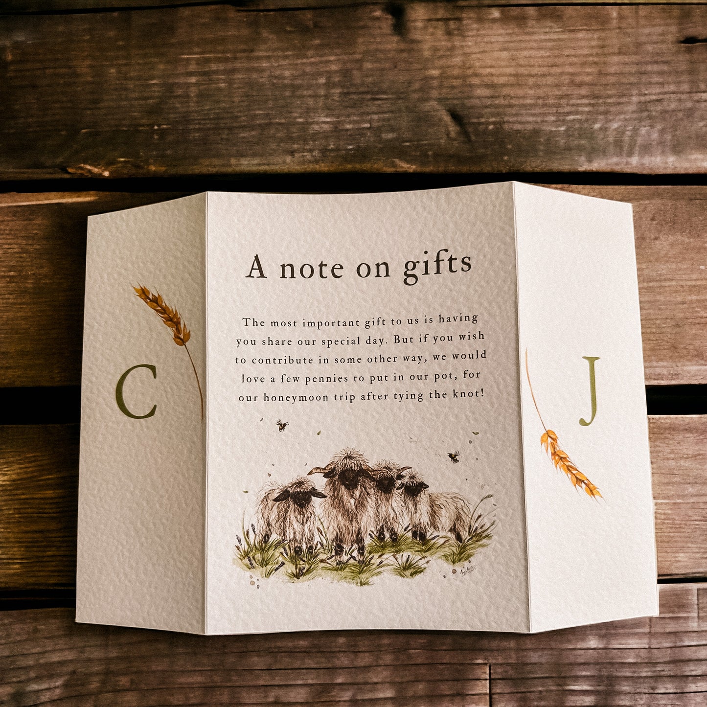 Valais Blacknose Sheep Gatefold