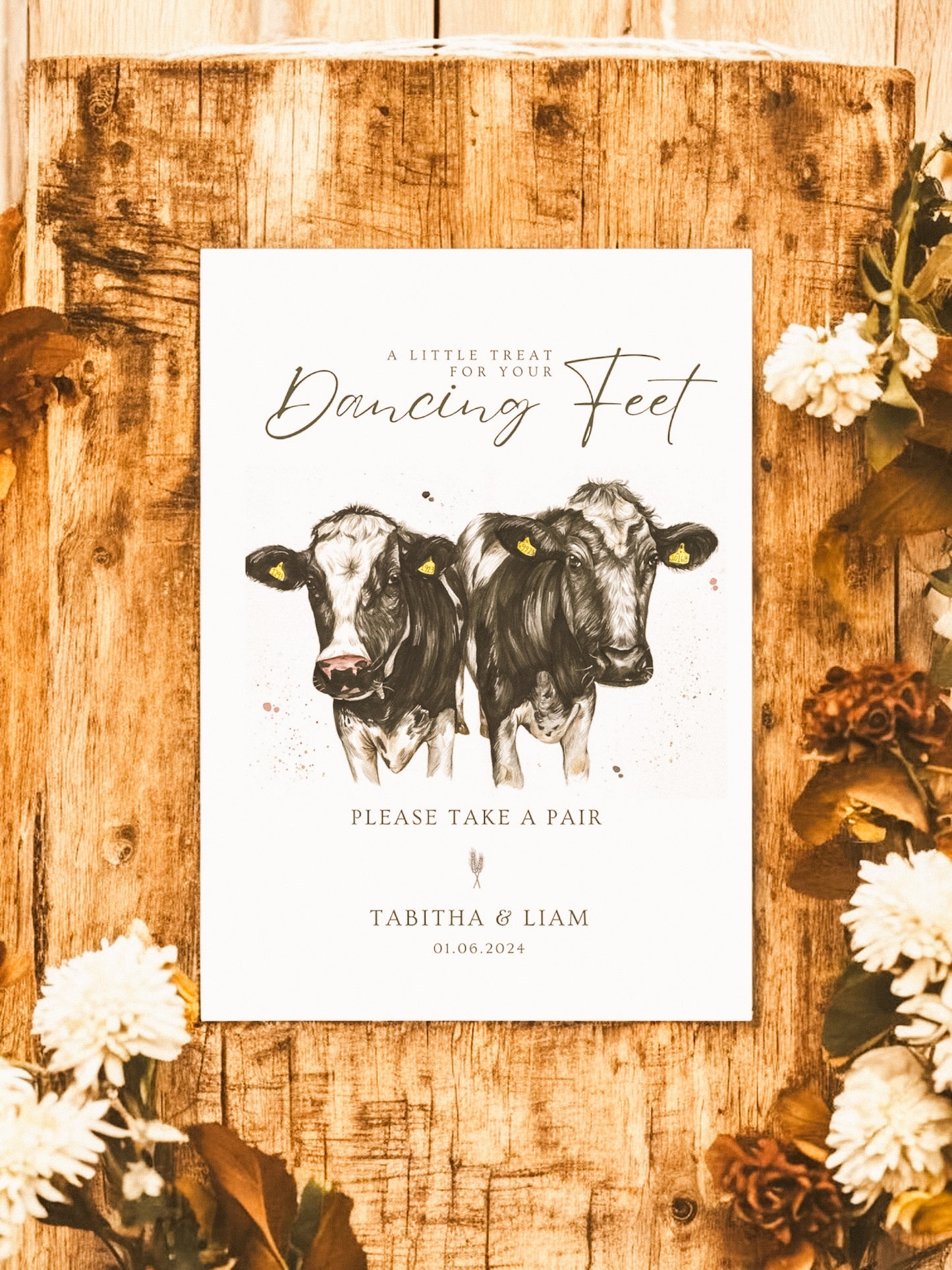 Dancing Feet - Wedding Sign