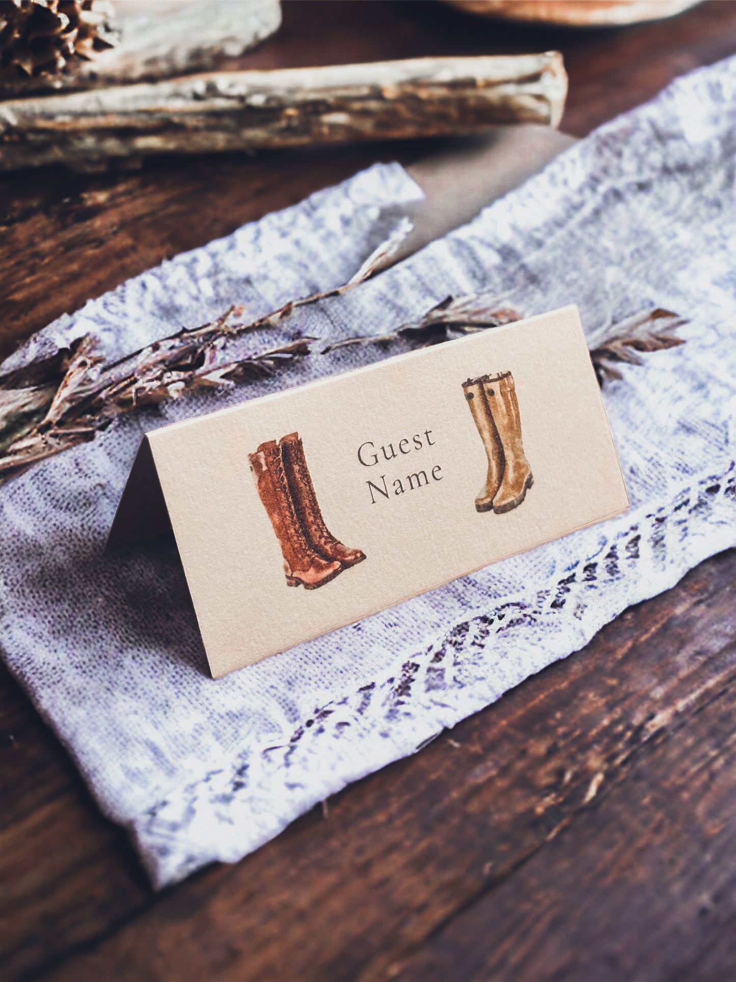 Wellies & Riding boots - Place Name