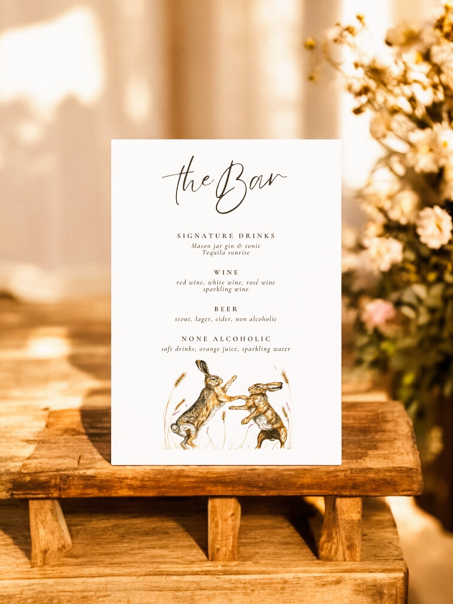 The Bar - Wedding Sign