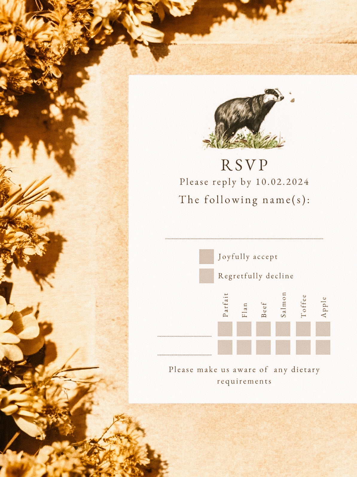 Basil the Badger - Full Range