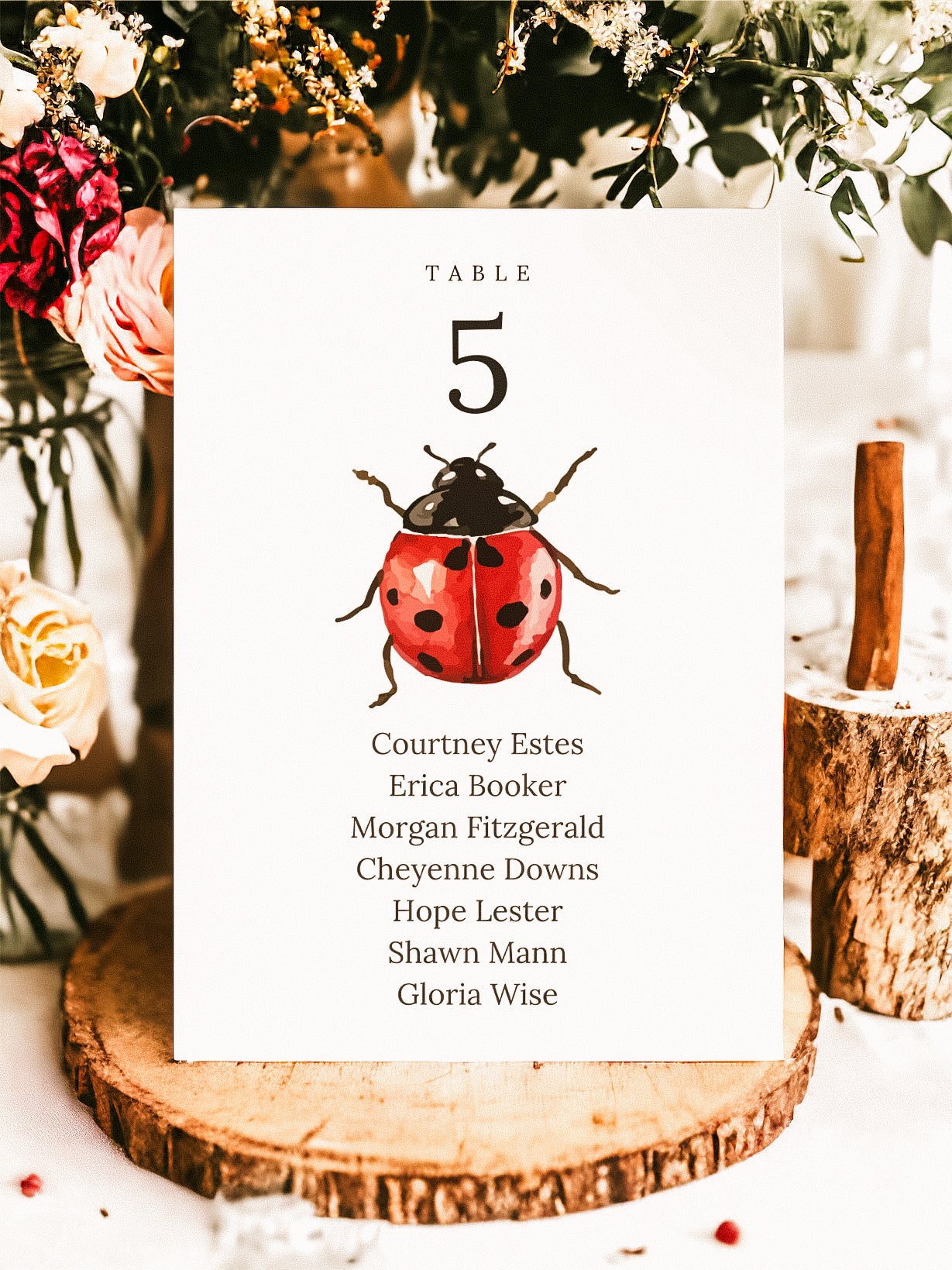 Insect / Pollinators Table Names & Name Lists