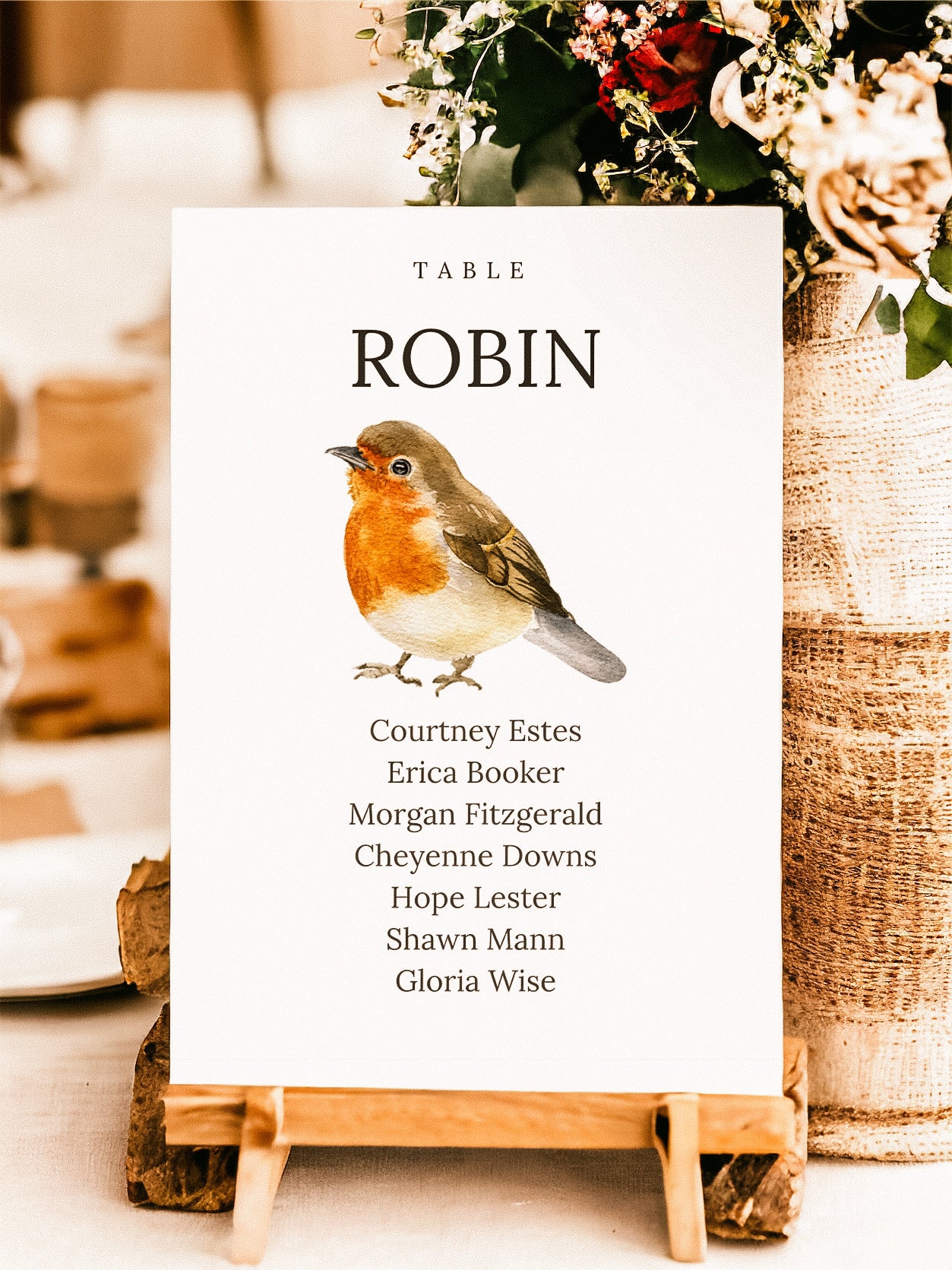 Garden Bird Table Names & Name Lists