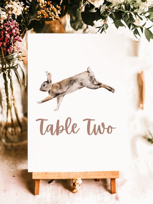 Woodland Table Names