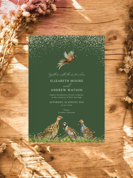 Sparkle Drop & Game Bird - Green