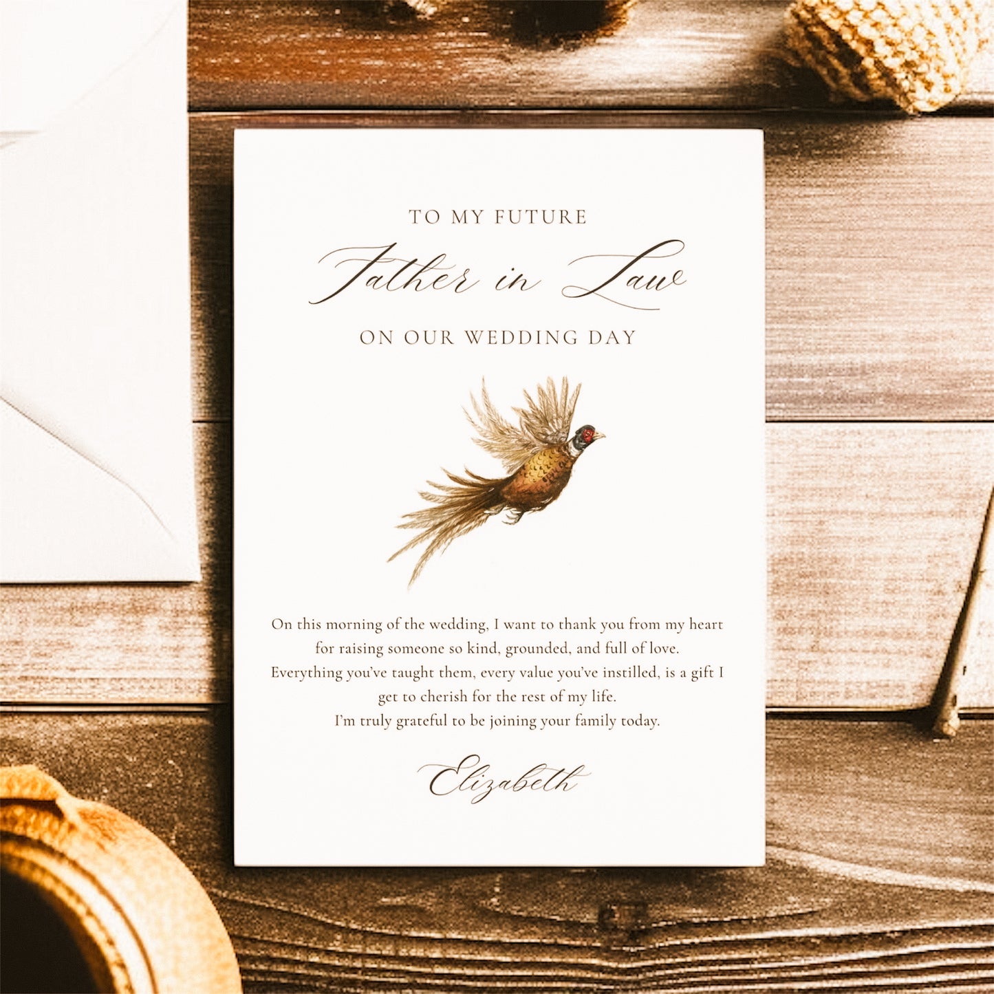 Letter to my Father in Law