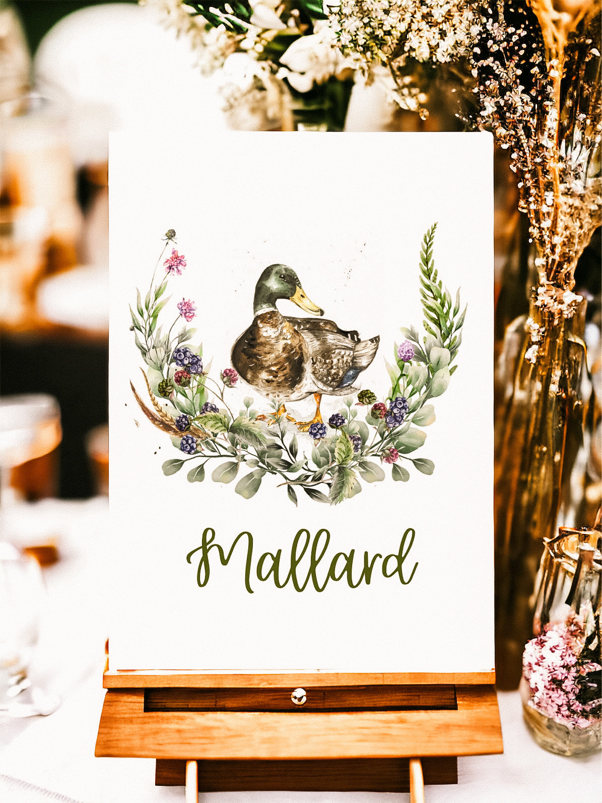Floral Table Names