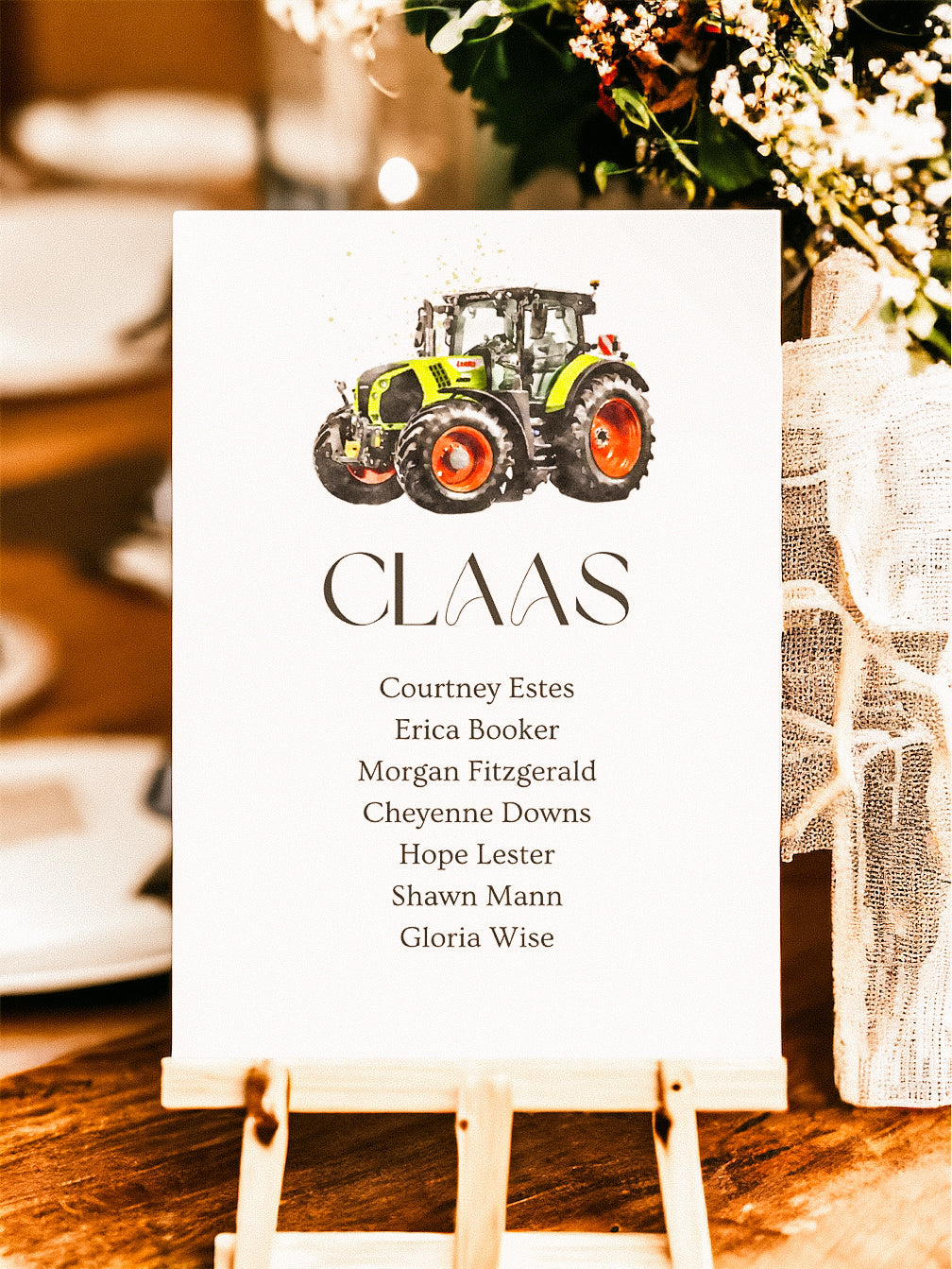 Tractor Brand Table Name Lists