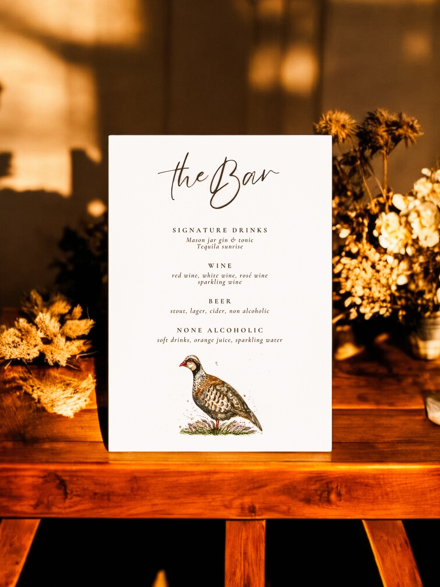 The Bar - Wedding Sign