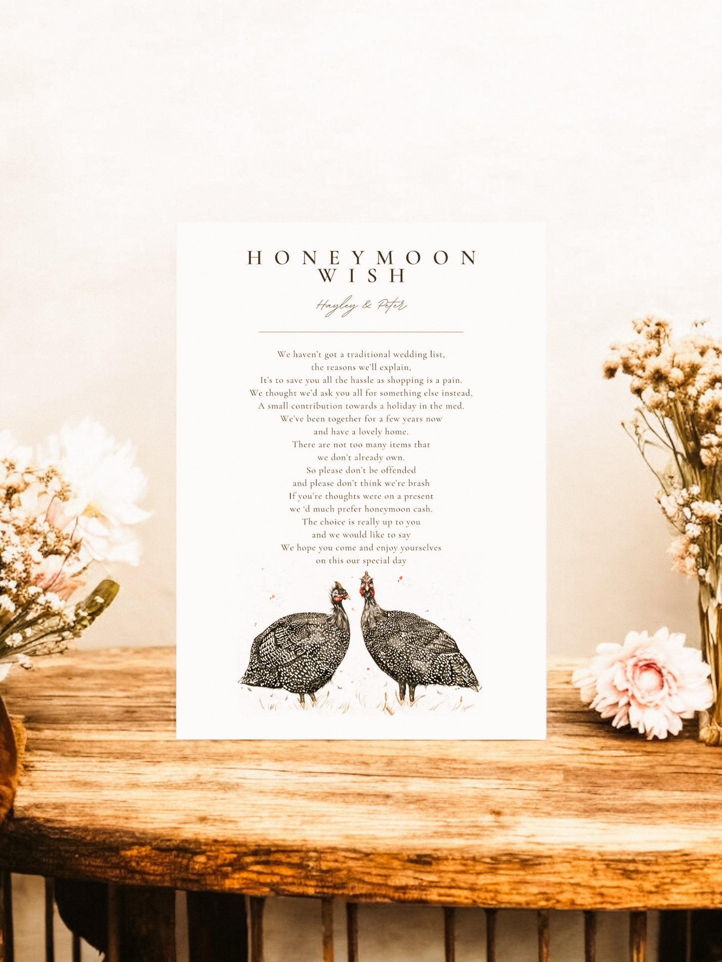Pair of Guinea Fowl - Full Range