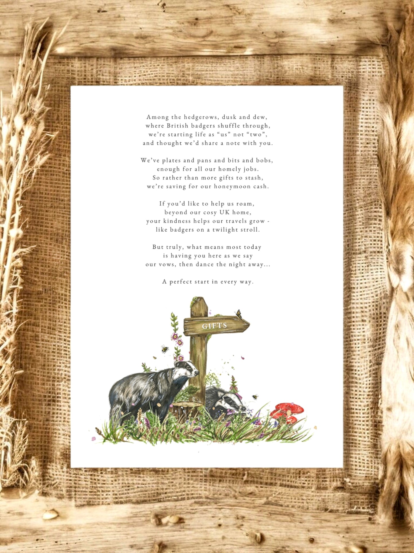 Badgers & Signpost