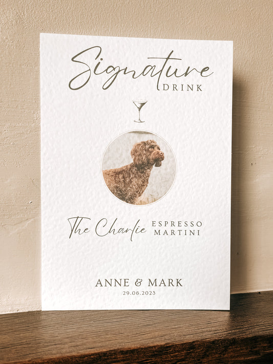 Signature Drink - Wedding Sign