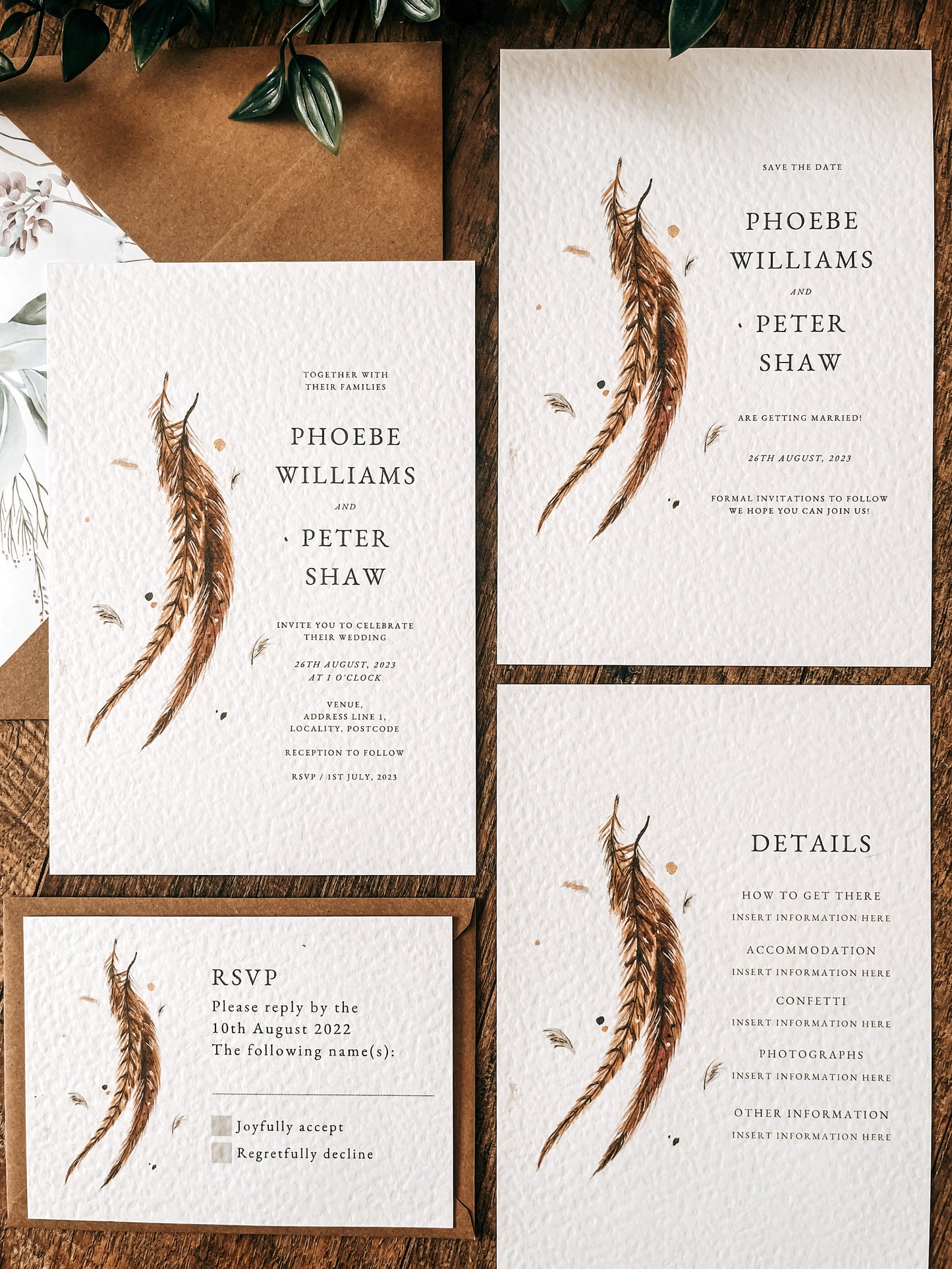 Pheasant Tail Feathers V2 - Full Range