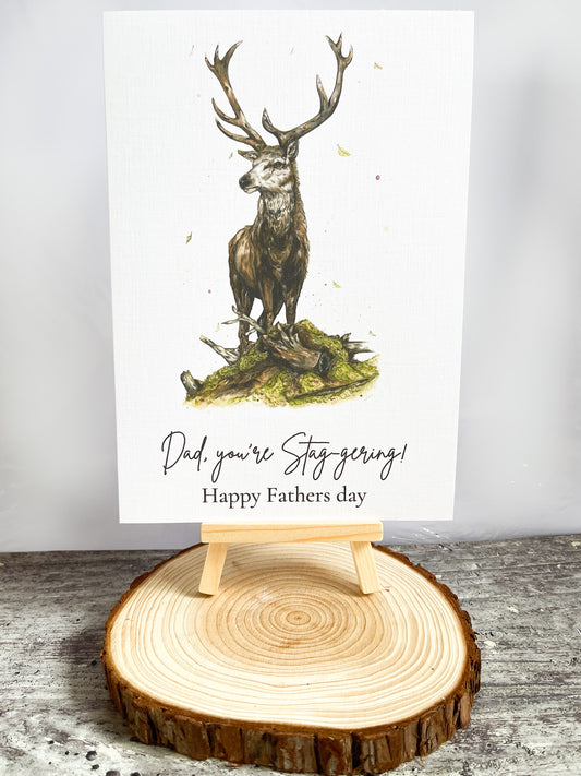 You’re Stag-gering Fathers Day Card