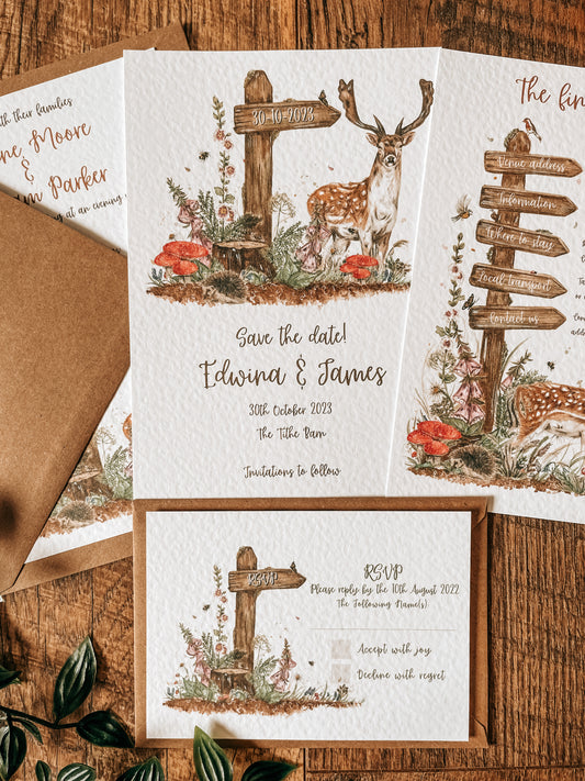 Deer & Signpost - Full Range