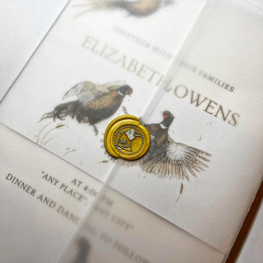 Vellum, Belly Band & Wax Seal