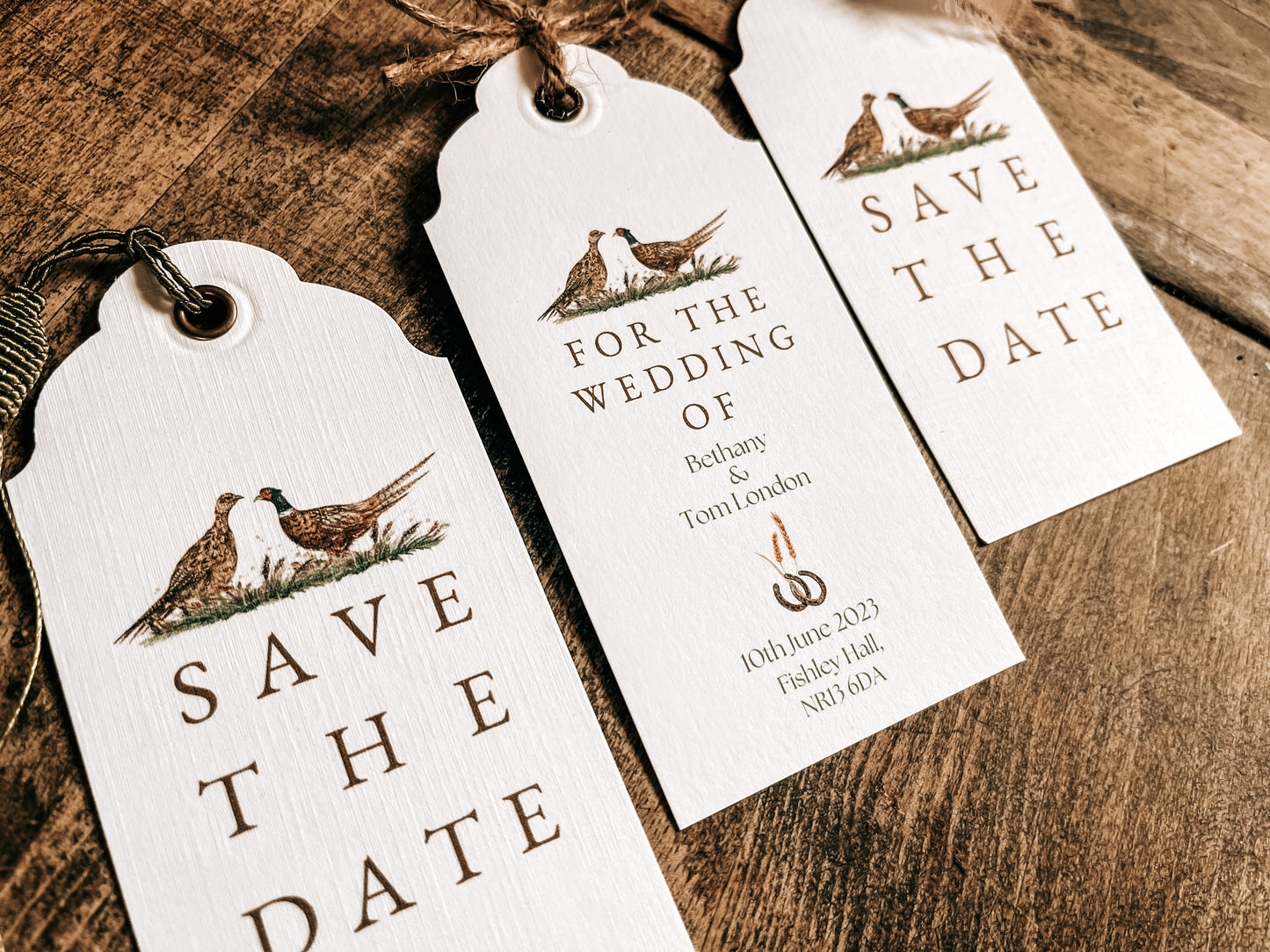 Save the Date tags