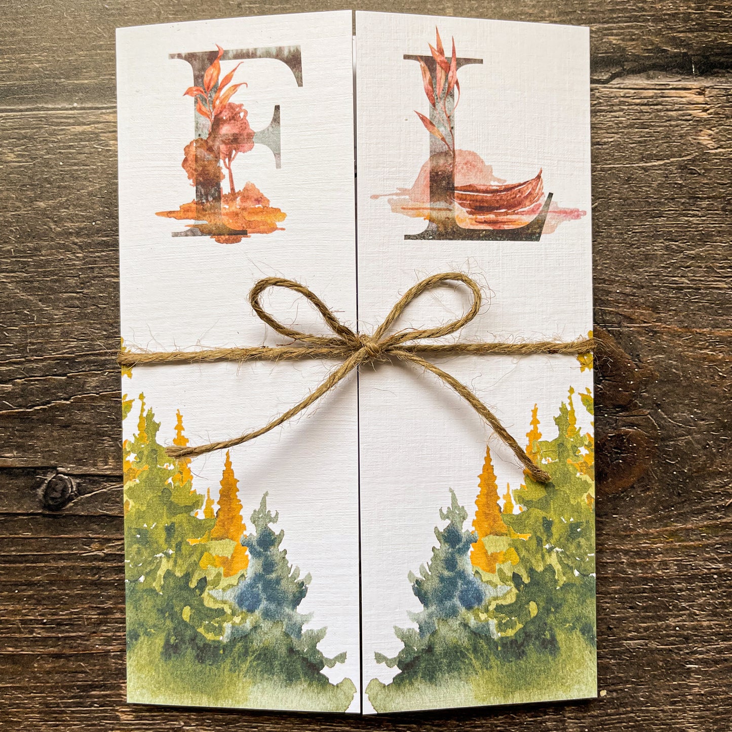Wilderness Gatefold Invitation