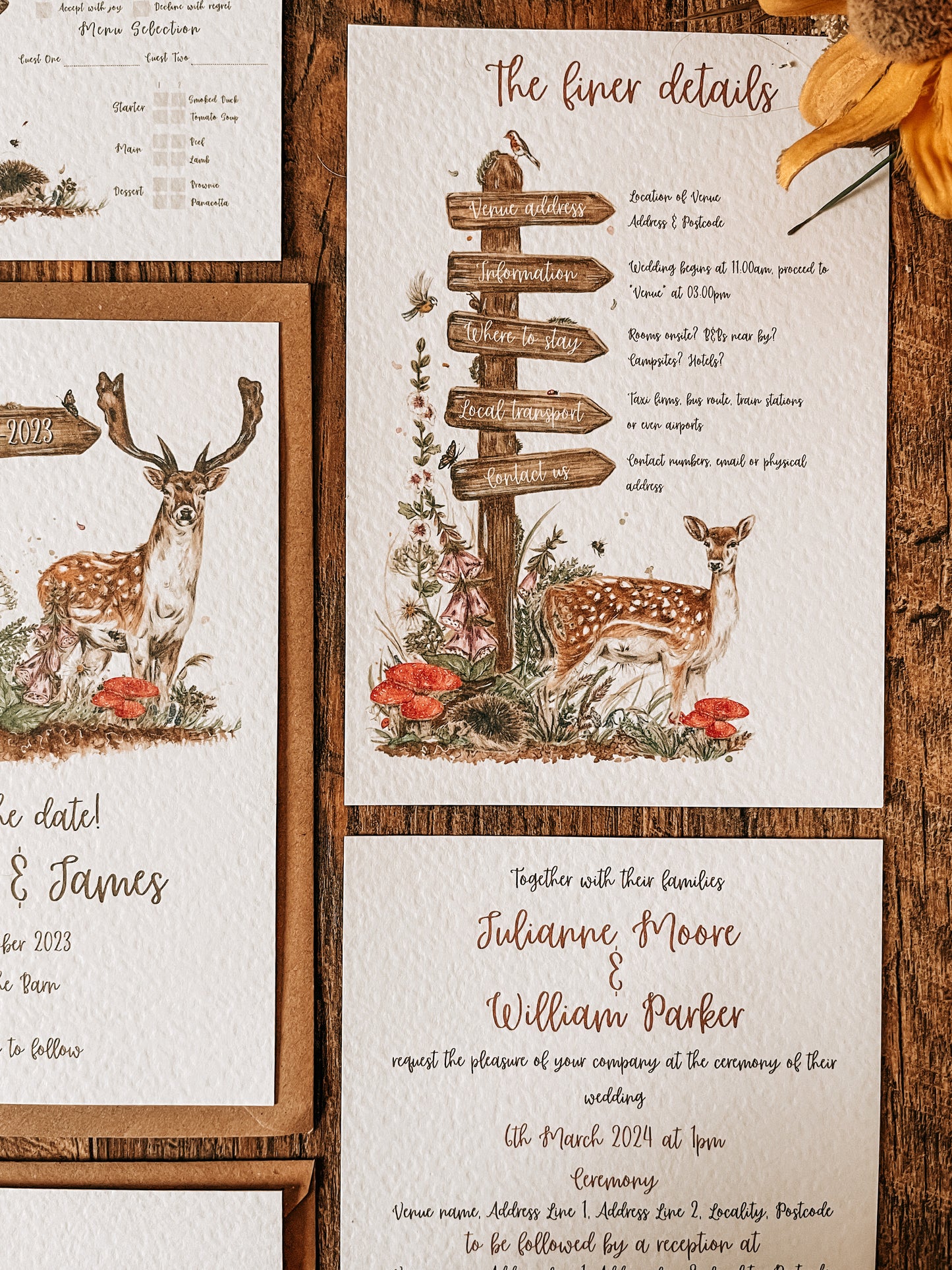Deer & Signpost - Full Range