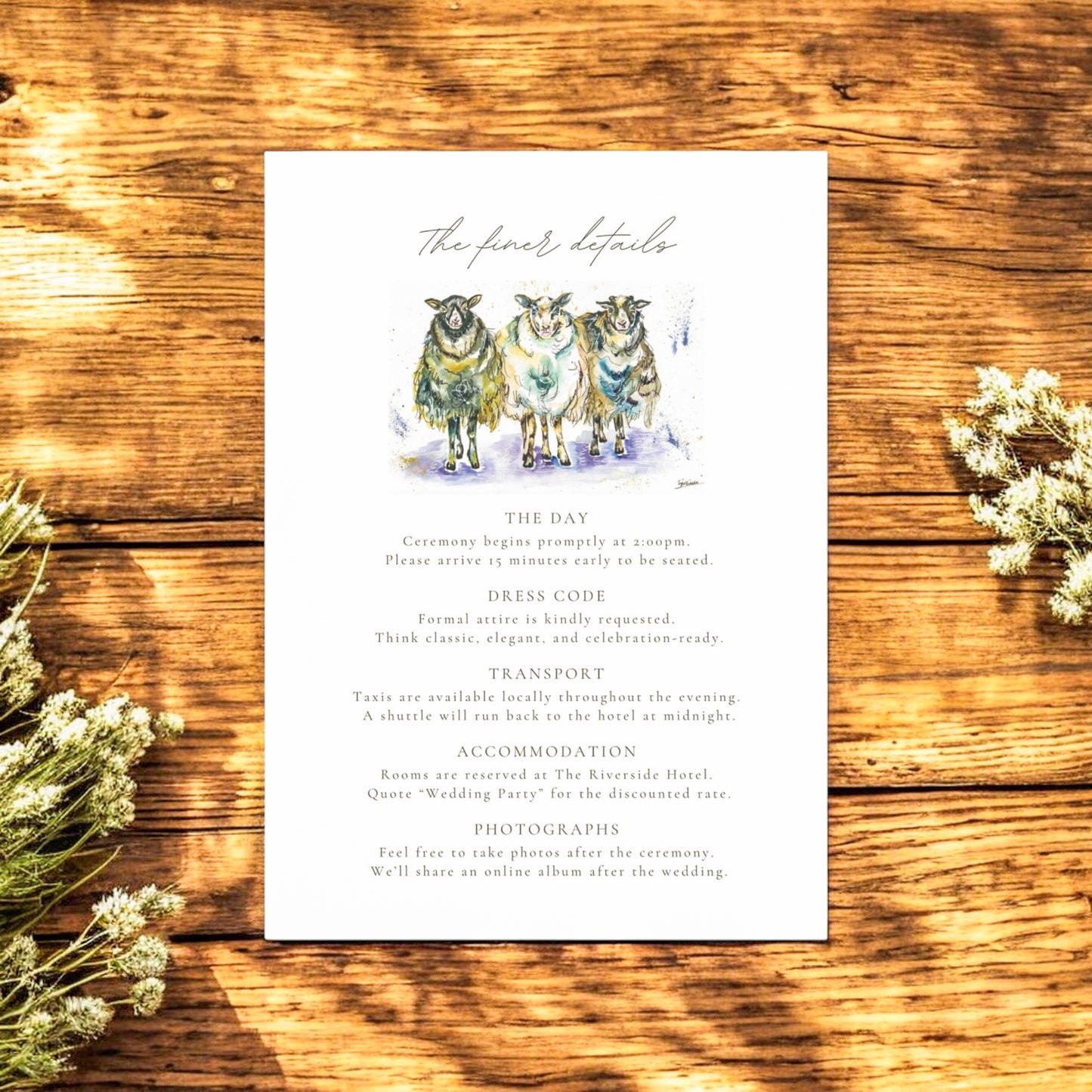 Winter Trio of Sheep