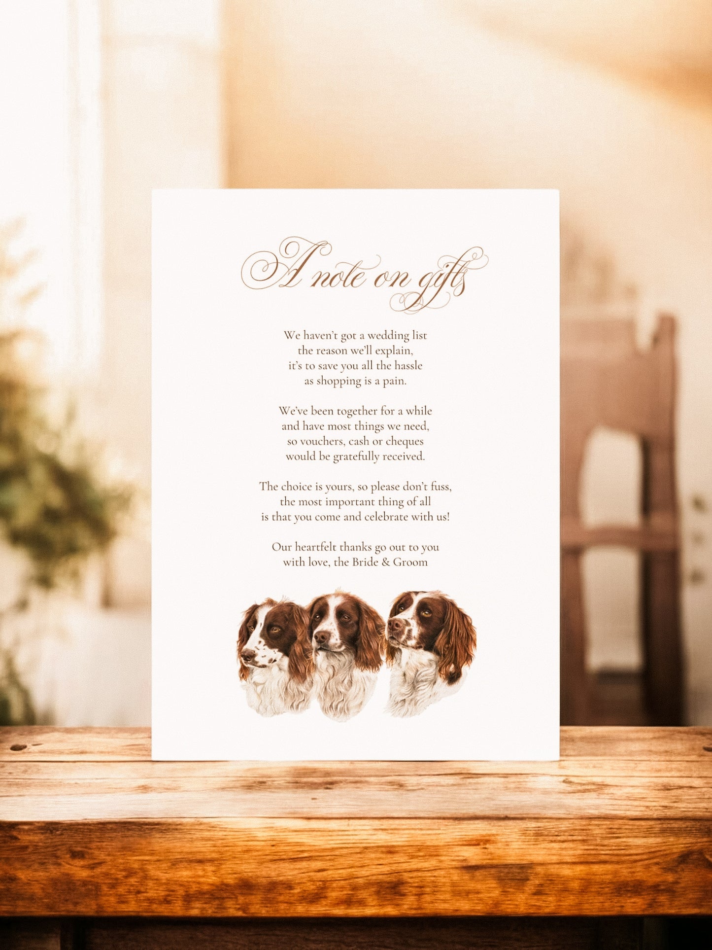 Trio of Spaniels