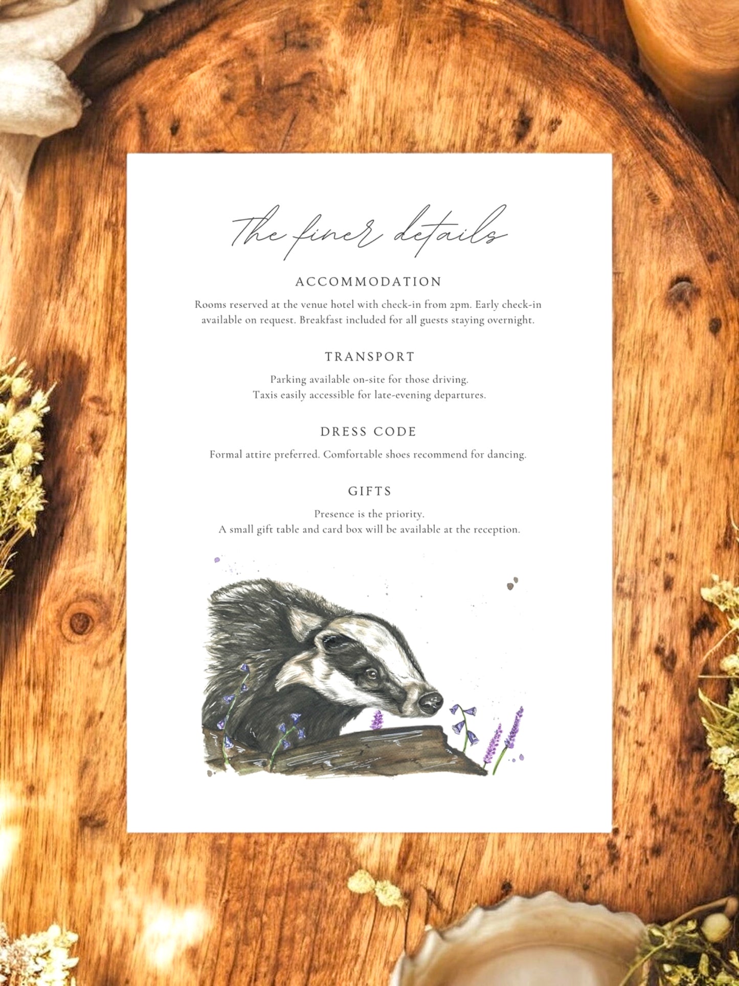 Beryl the Badger - Full Range