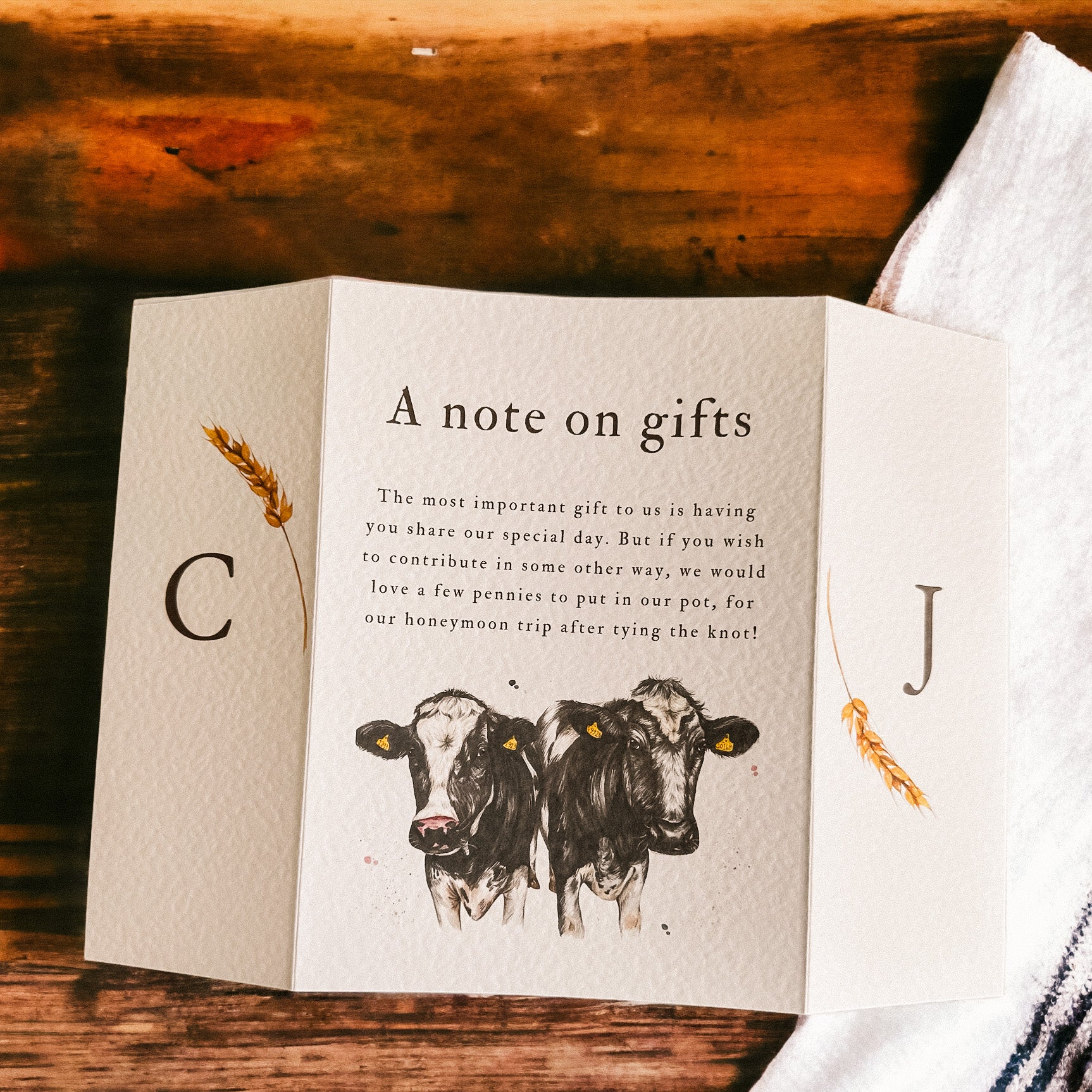 Holstein Friesian/Dairy Cow Gatefold