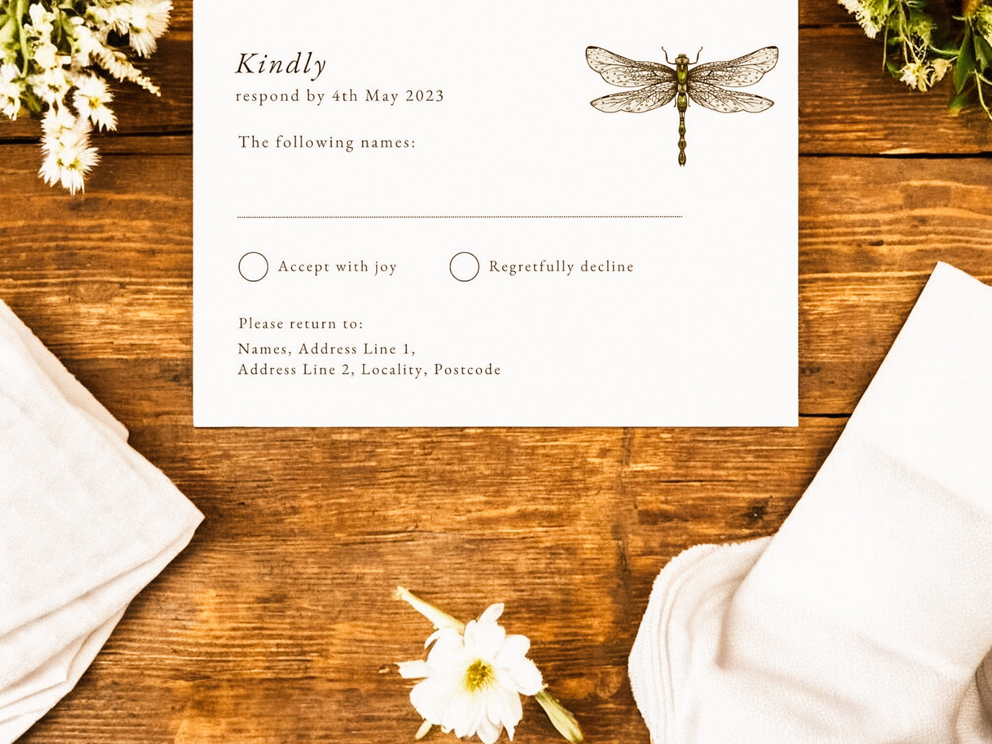 Minimalistic Dragonfly