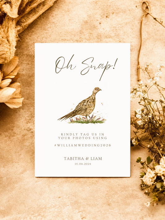 Oh Snap - Wedding Sign