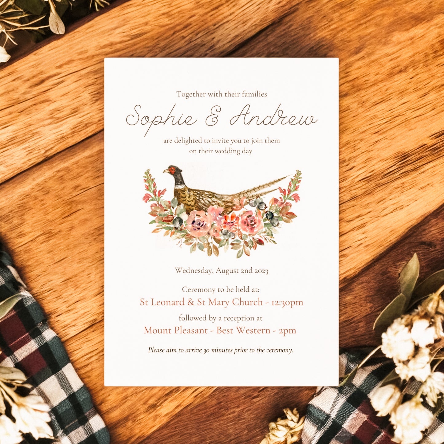 Floral Gamebirds - Full Range