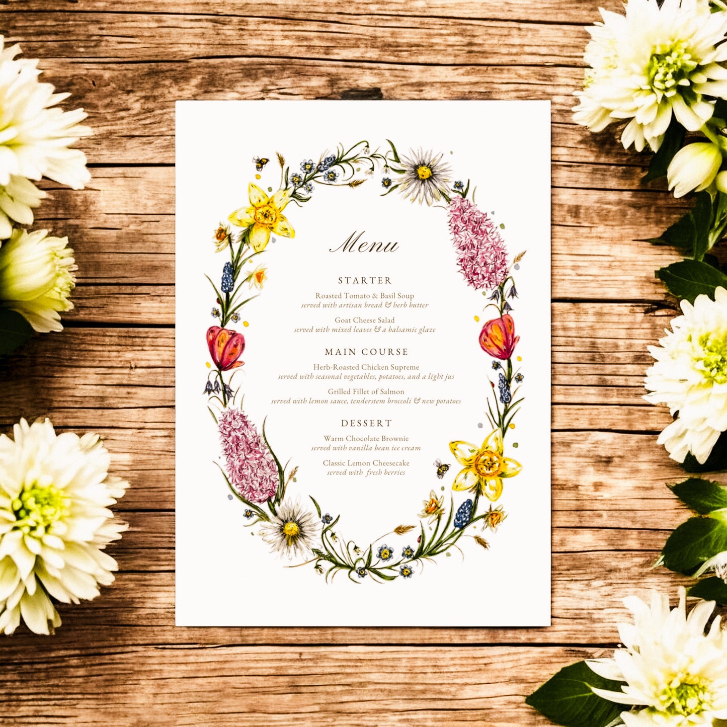 Wildflower Wreath V2 (Spring)