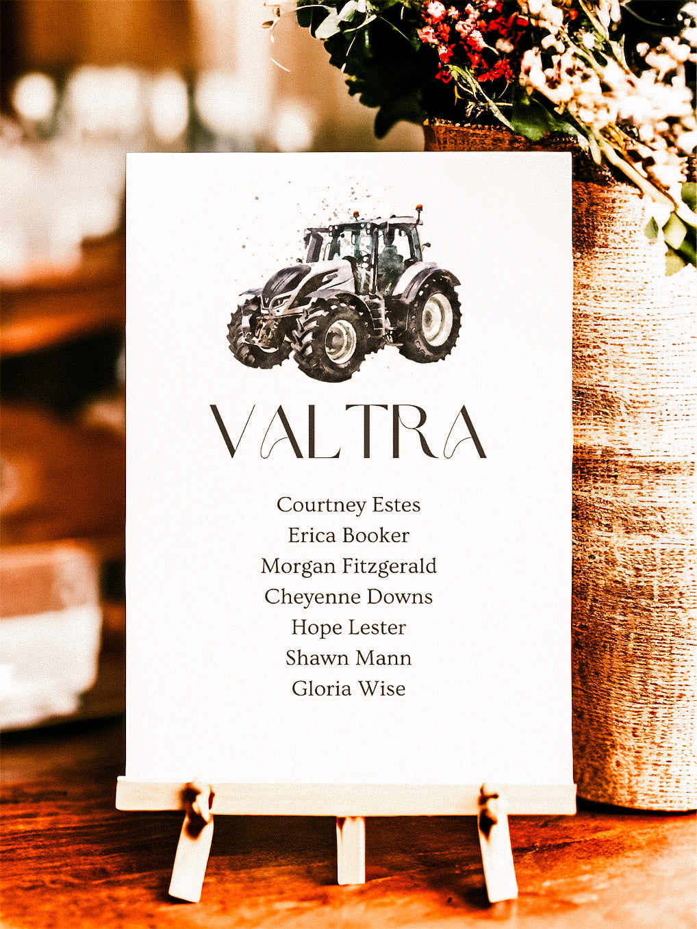 Tractor Brand Table Name Lists