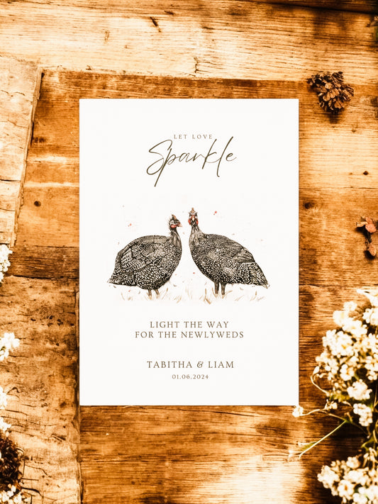 Sparklers - Wedding Sign