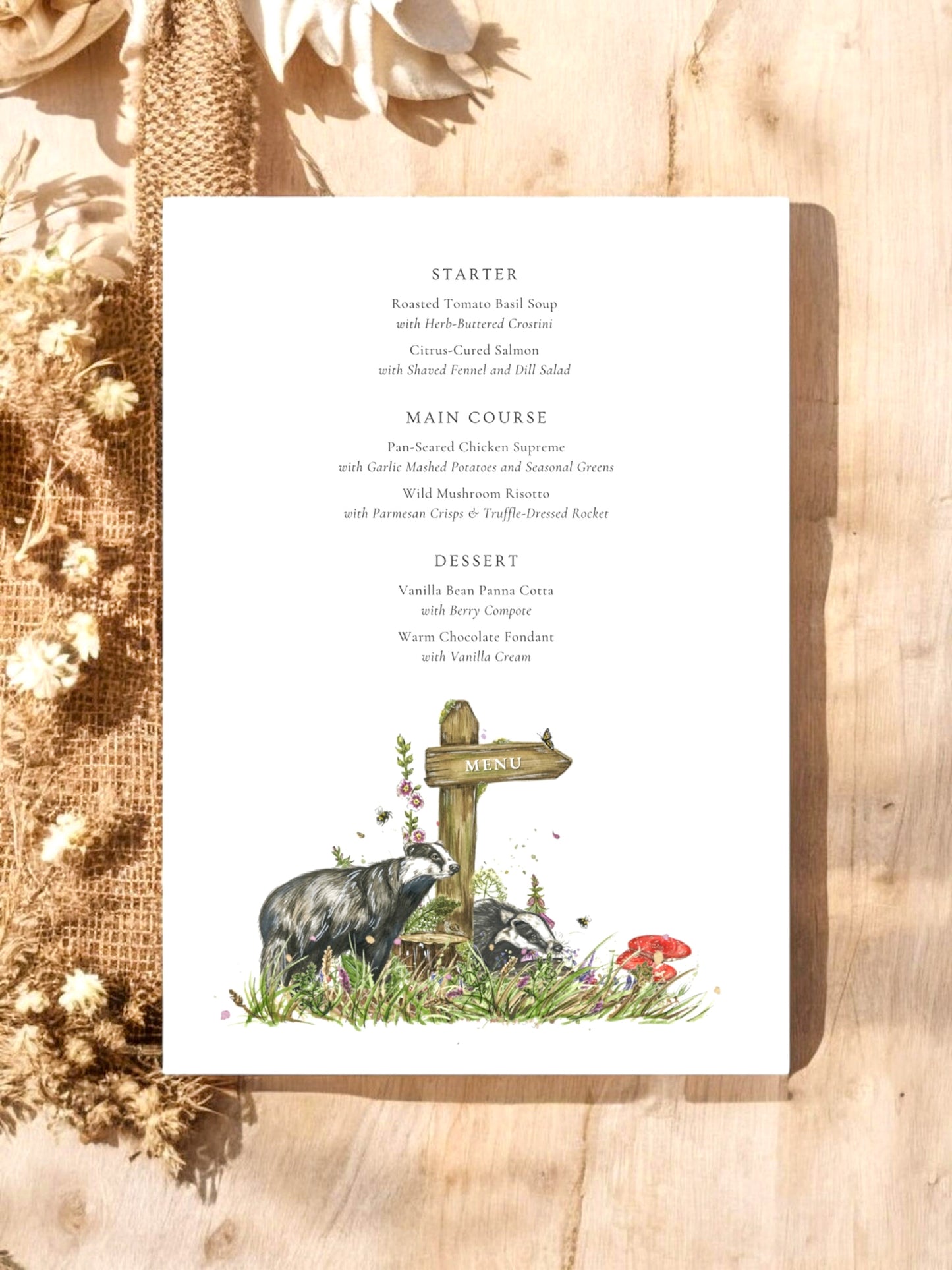 Badgers & Signpost