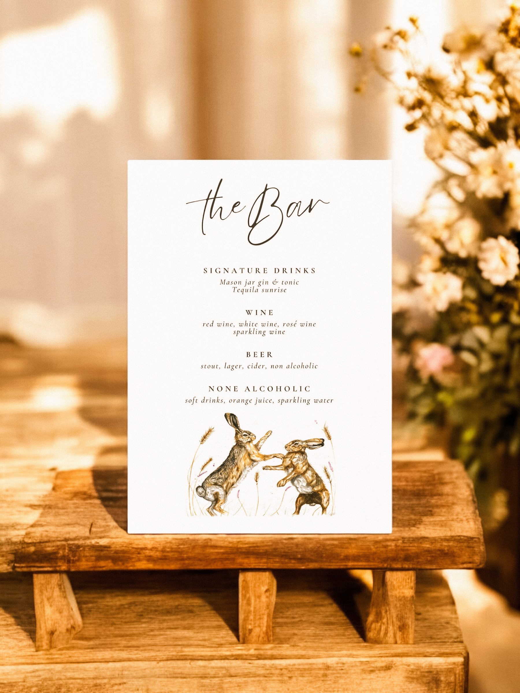 The Bar - Wedding Sign