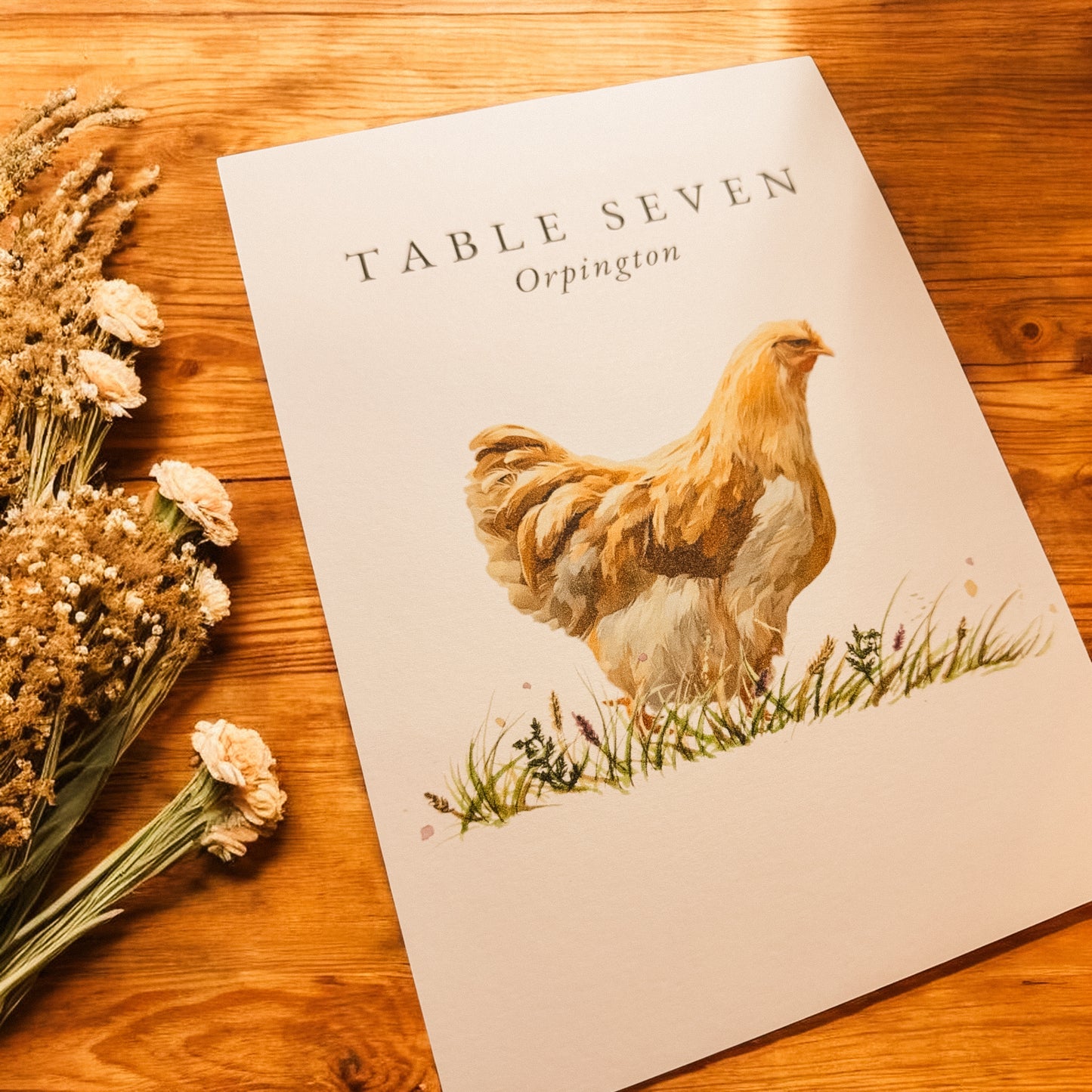 Chicken Table Names