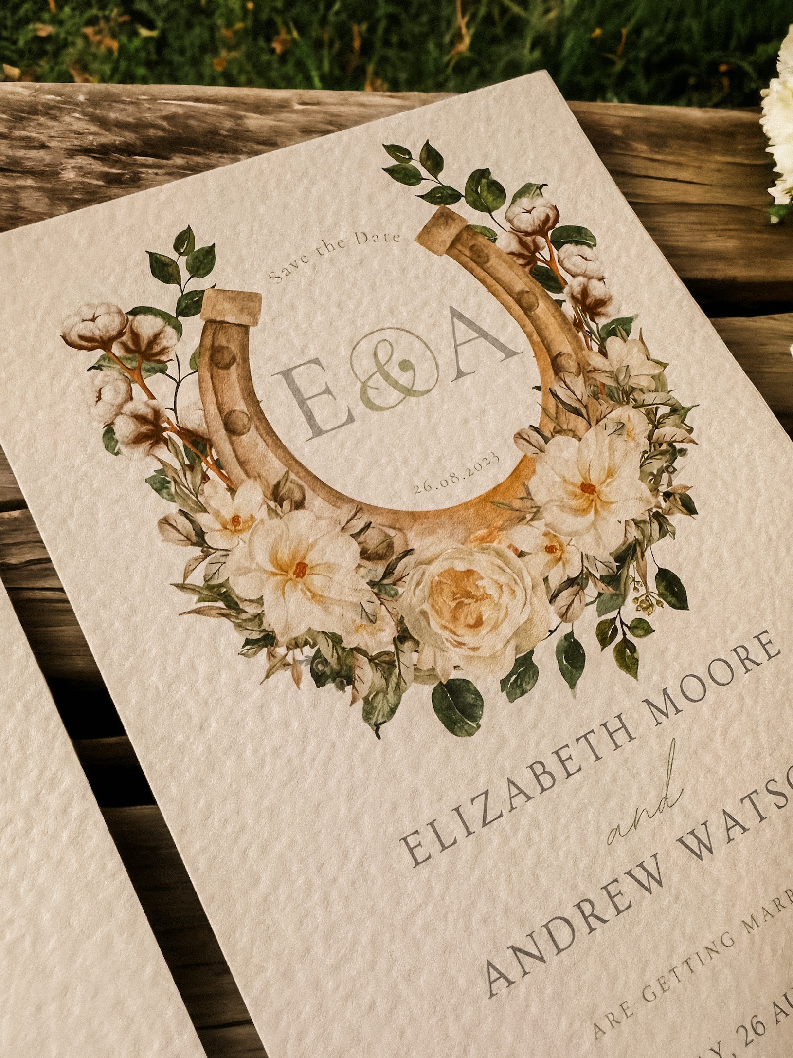 Floral Horseshoe - Equestrian - Full Range