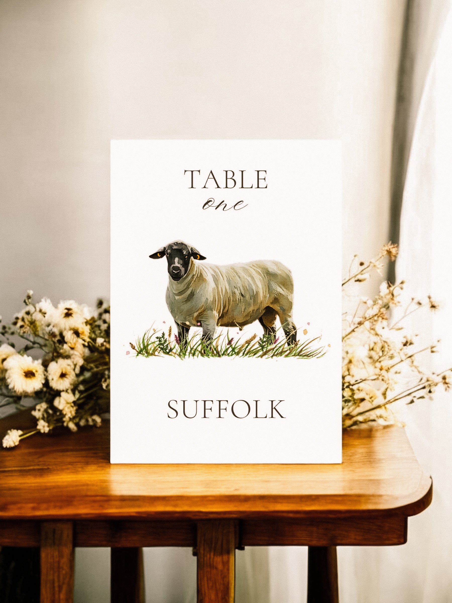 Sheep Table Names V2
