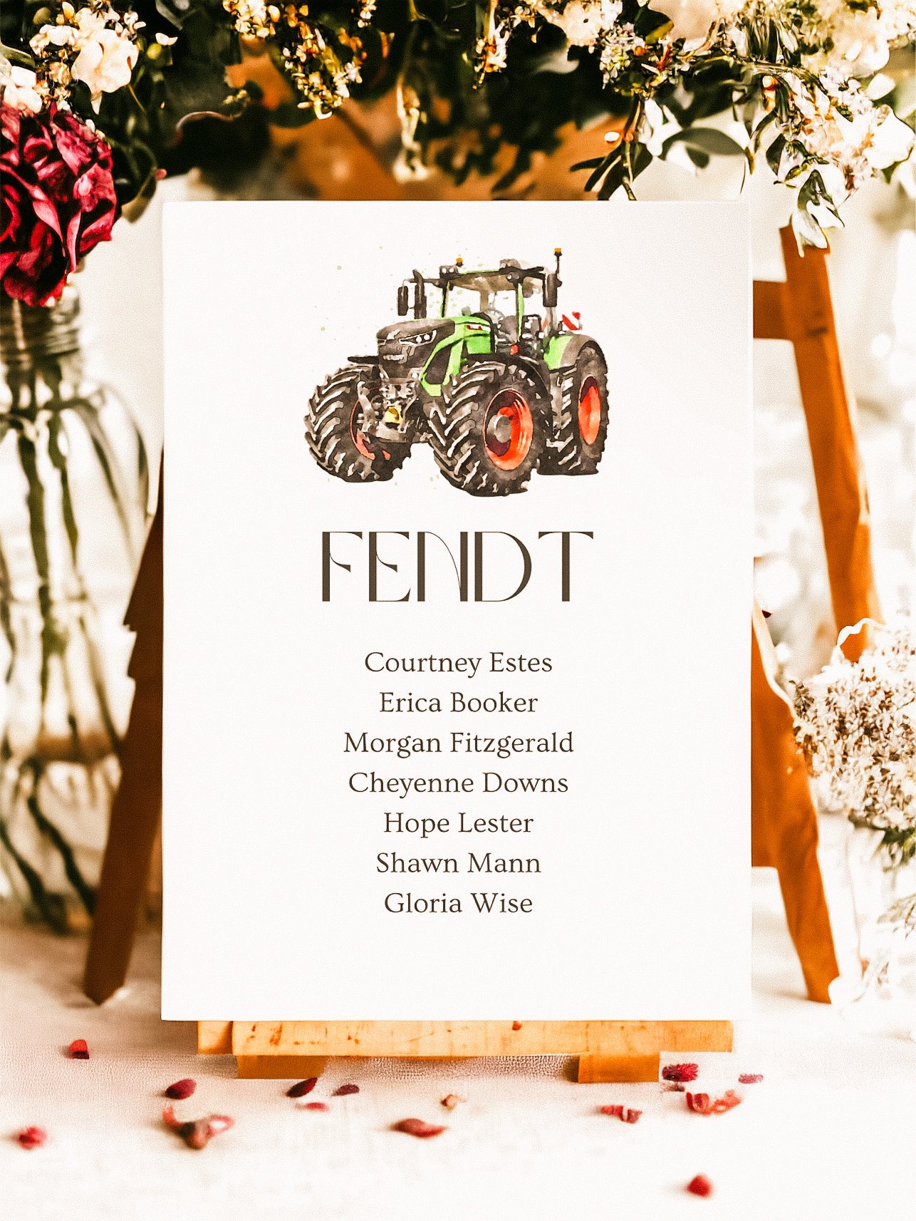 Tractor Brand Table Name Lists