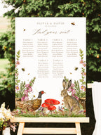 Whimsical Woodland Seating Table Plan