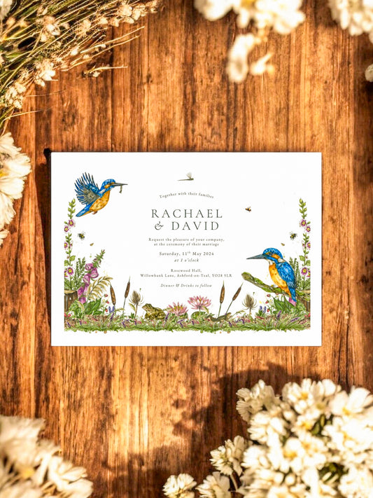 Kingfisher / Wetland Landscape