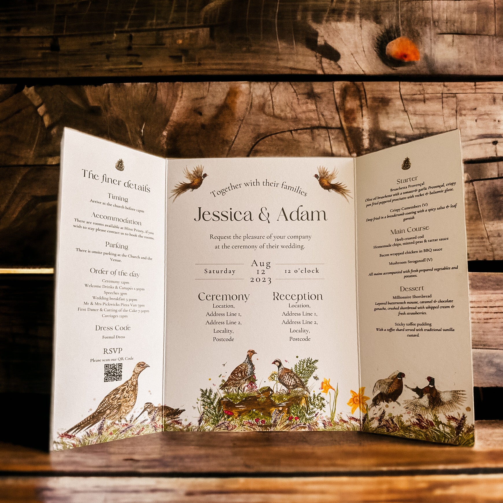Game Bird/Woodland Gatefold