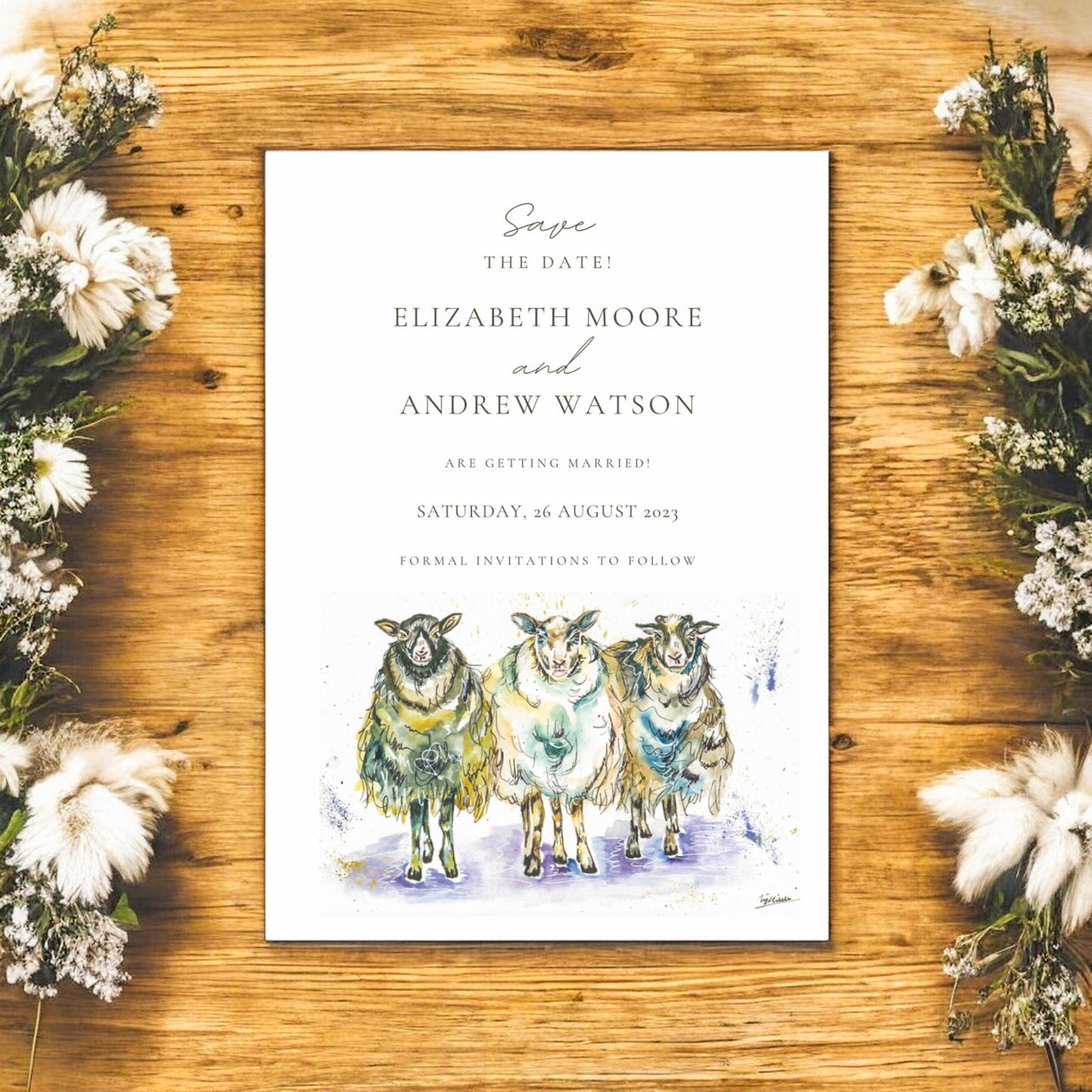 Winter Trio of Sheep