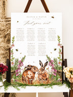 Whimsical Woodland Seating Table Plan
