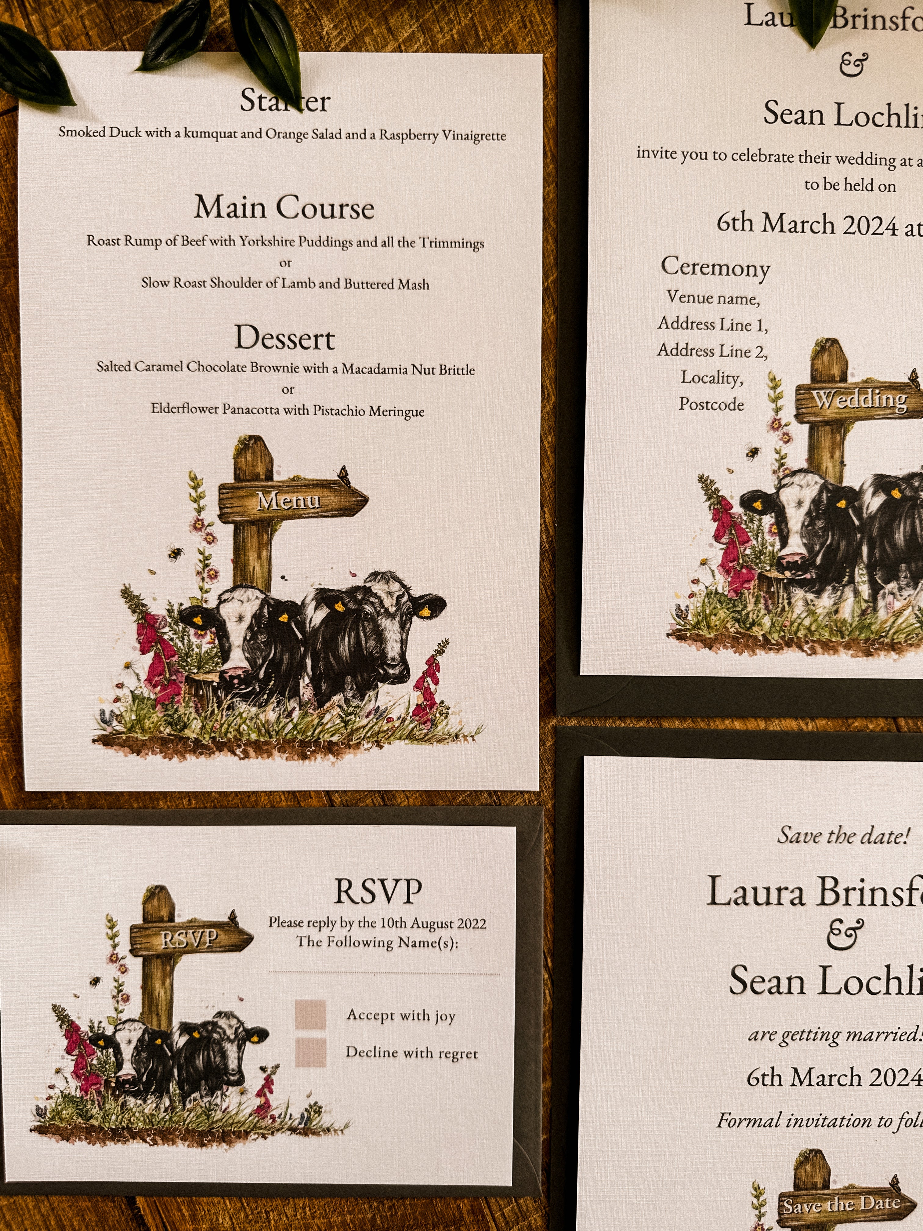 Dairy Cow & Signpost - Full Range