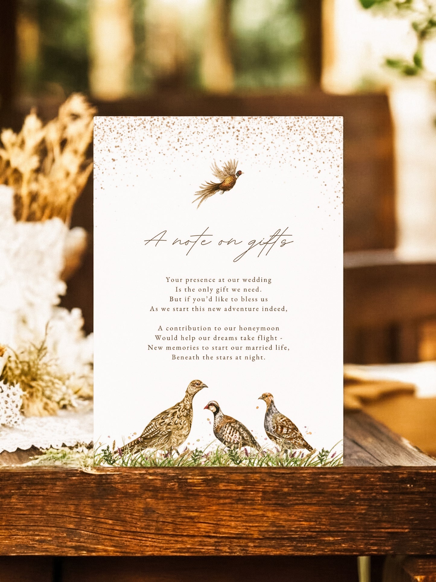 Sparkle Drop & Game Bird