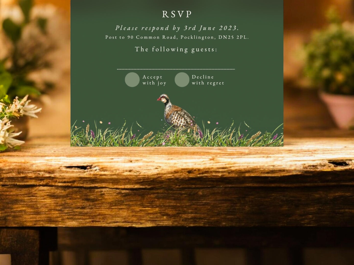 Sparkle Drop & Game Bird - Green