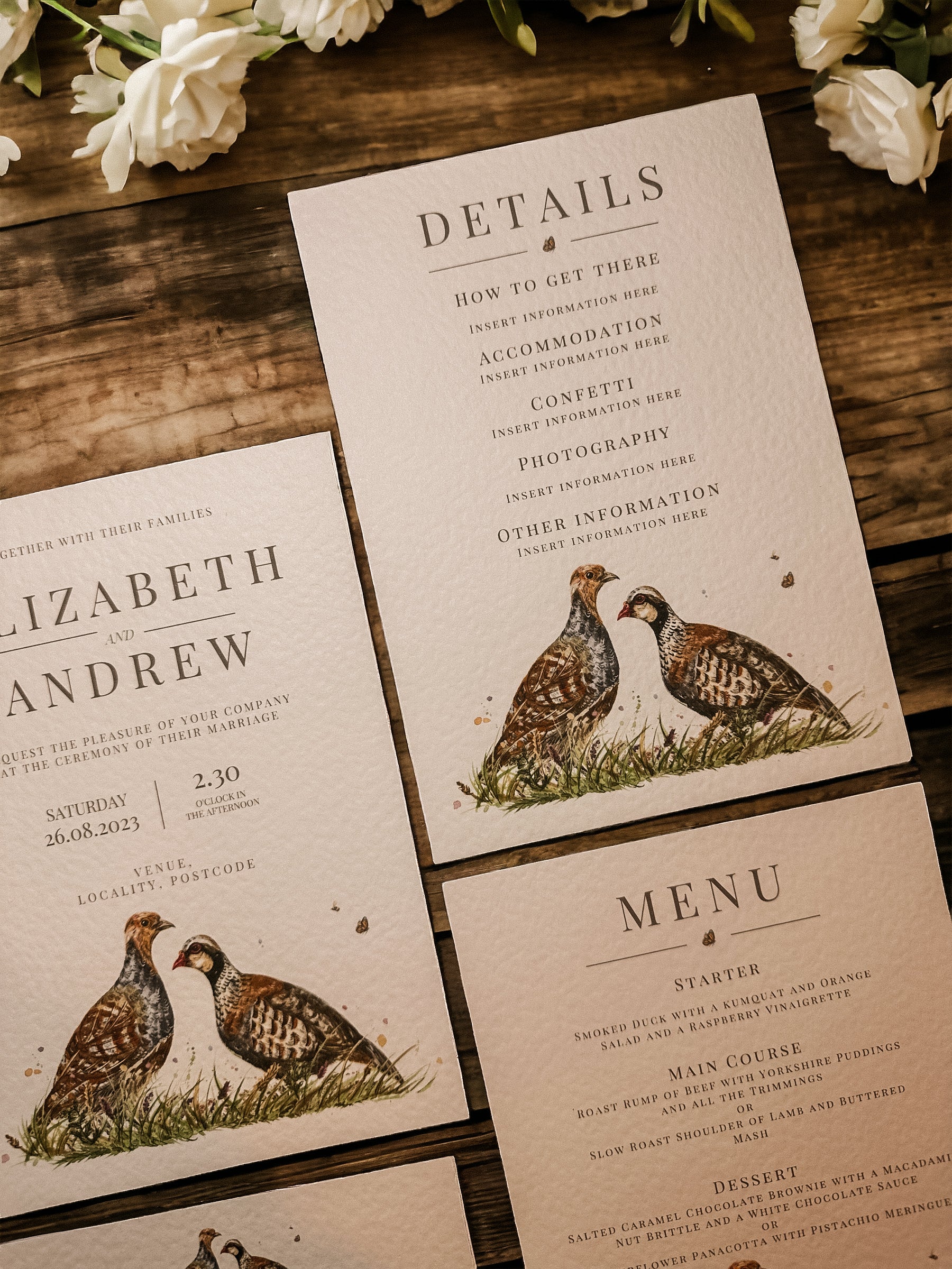 Pair of Partridges - Full Range