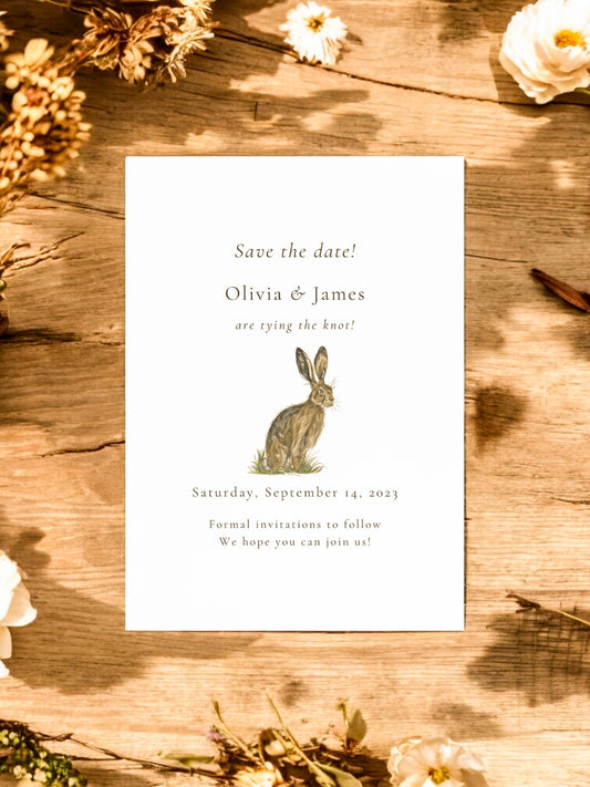 Simplified Woodland - Full Range - Invite, Menu, RSVP, Information Sheet