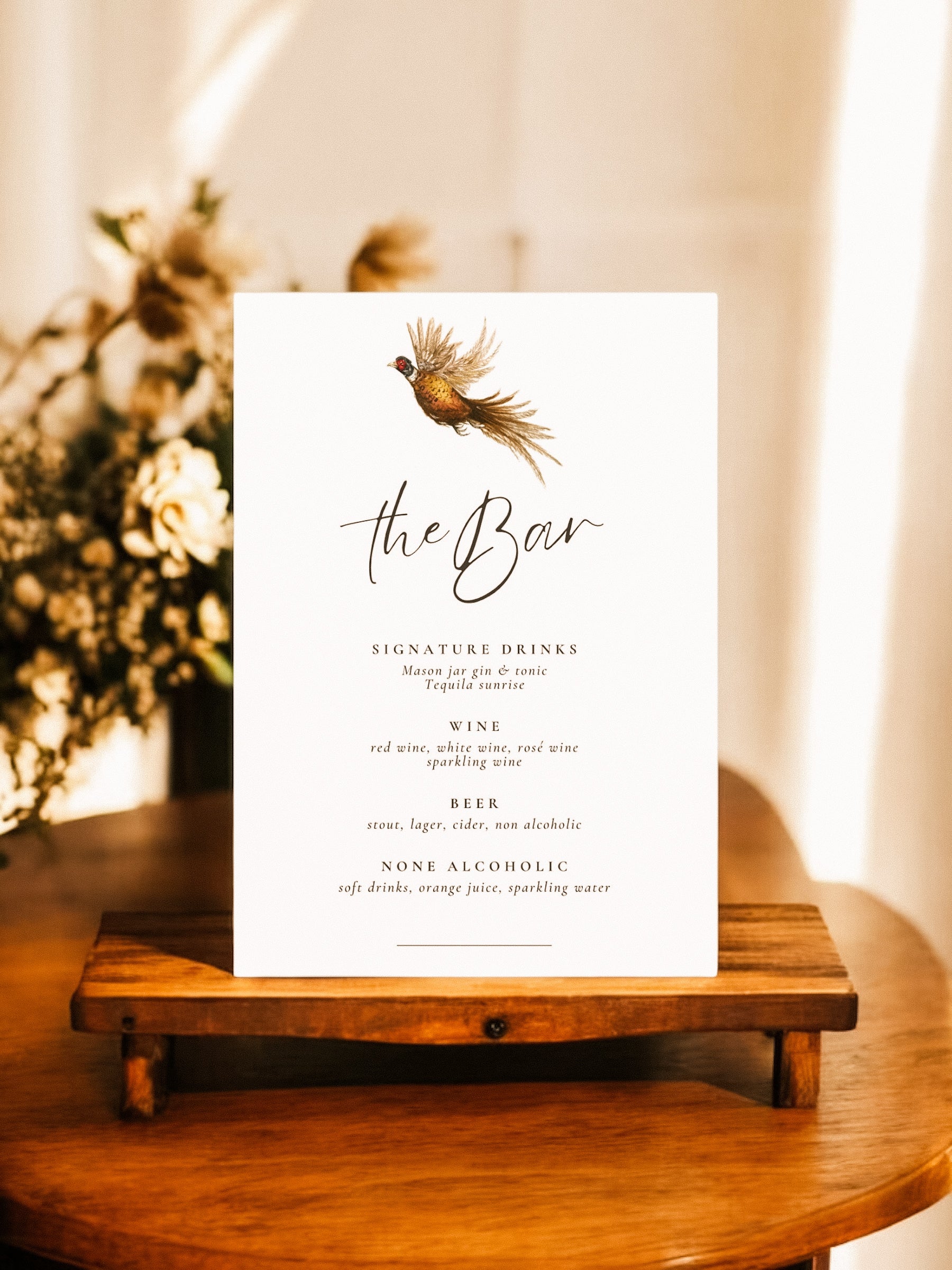 The Bar - Wedding Sign